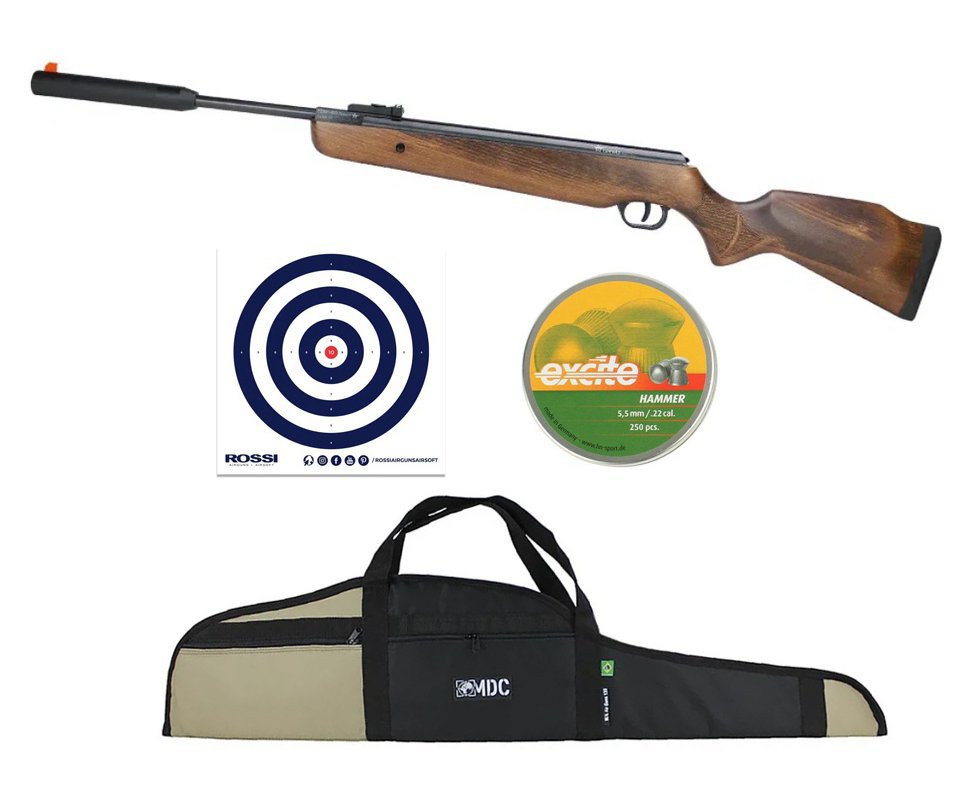 Carabina De Pressão Cometa New Fenix 400 - Cal 5,5mm + Capa + Chumbinho + Alvos