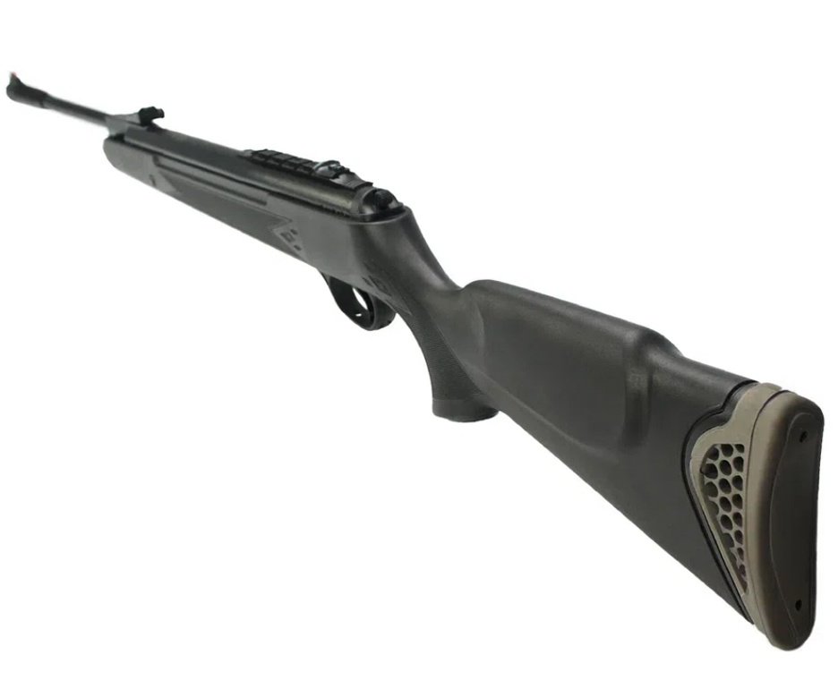 Carabina de Pressão Hatsan HT 125 Gas Ram Vortex 6.35mm Rossi + Capa + 03 Caixas Chumbinho