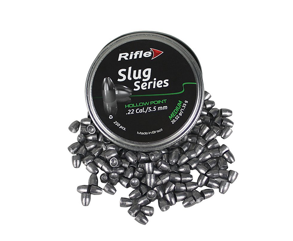 Chumbinho 5,5mm Rifle Slug Hollow Point Medium - 250 un