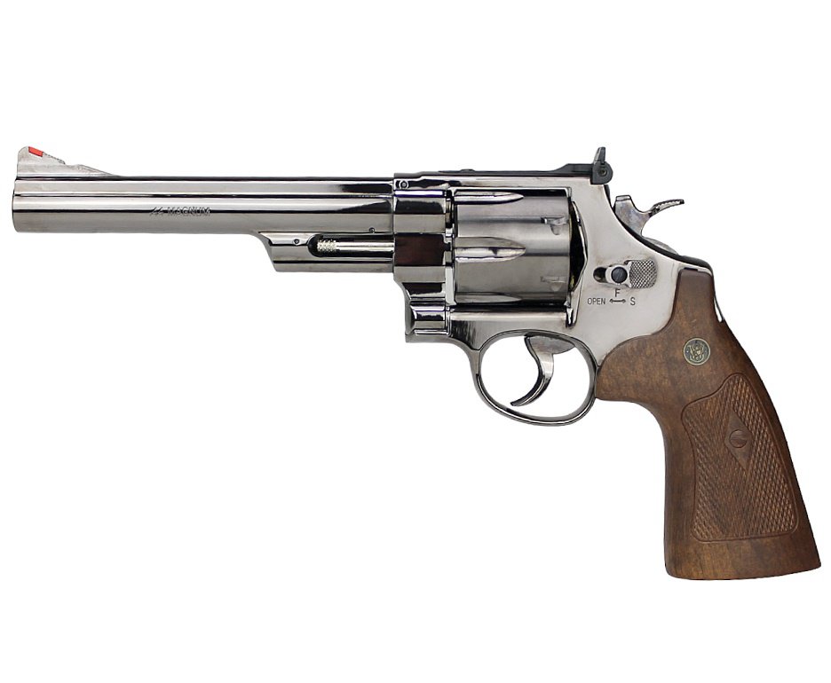 Revolver de Pressão CO2 Smith & Wesson 6,5" 44 Magnum M29 4,5 FullMetal Licenciado