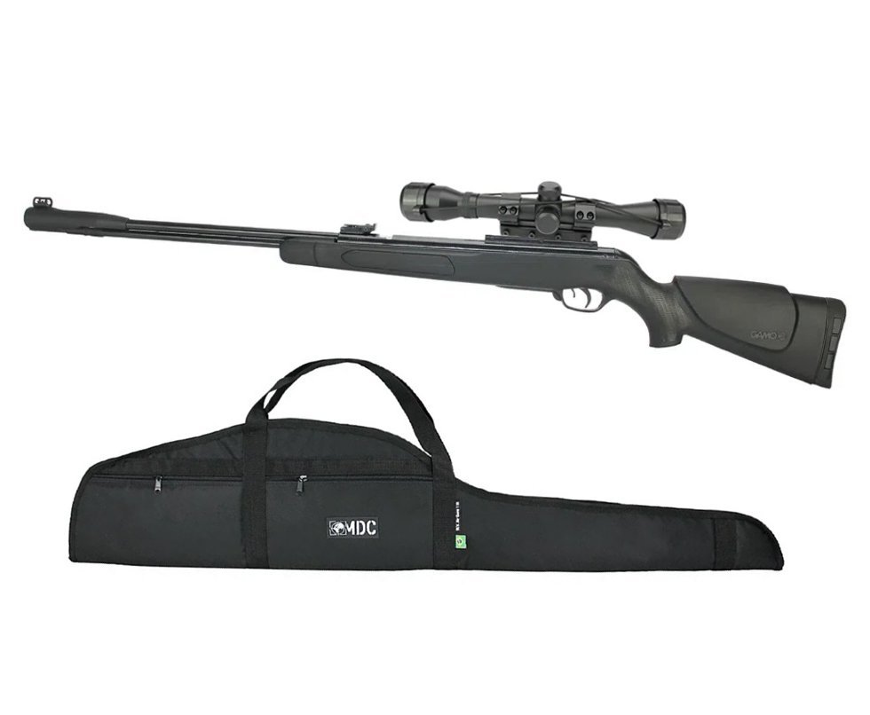 Carabina De Pressão Gamo Cfx Cal 4,5mm + Luneta 4x32 + Capa/Case Premium