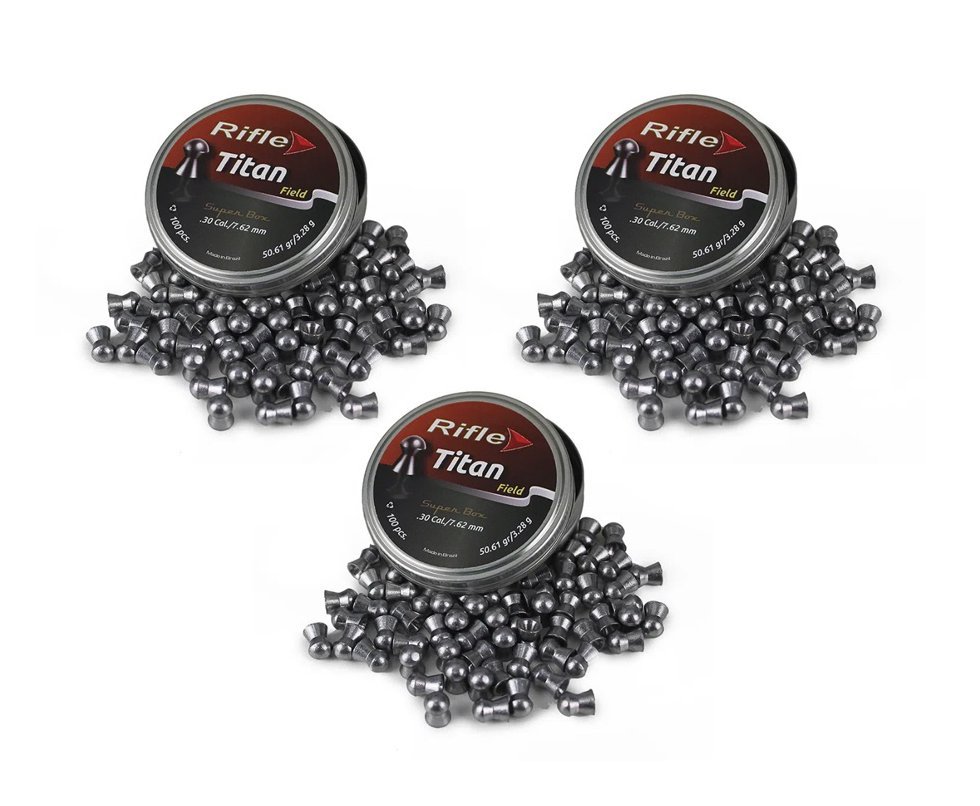 kit 4 Chumbinhos 7.62mm Series Titan - Rifle