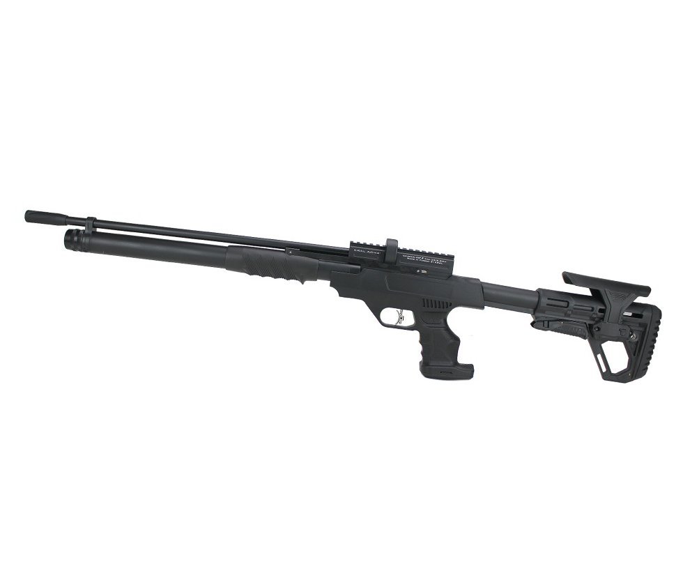 Carabina de Pressão PCP Puncher Rambo S. Black 5.5mm - Kral Arms