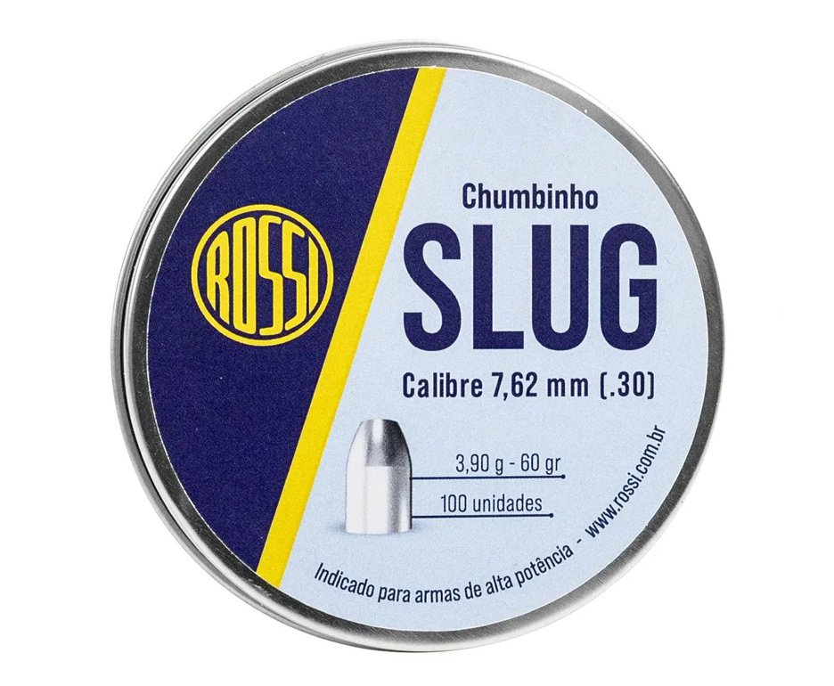 Chumbinho Premium Apolo Slug 7,62mm 60grains alto poder de parada