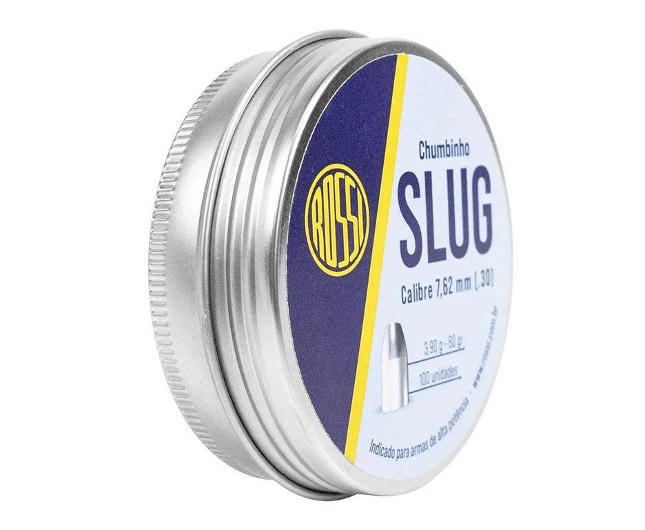 Chumbinho Premium Apolo Slug 7,62mm 60grains alto poder de parada