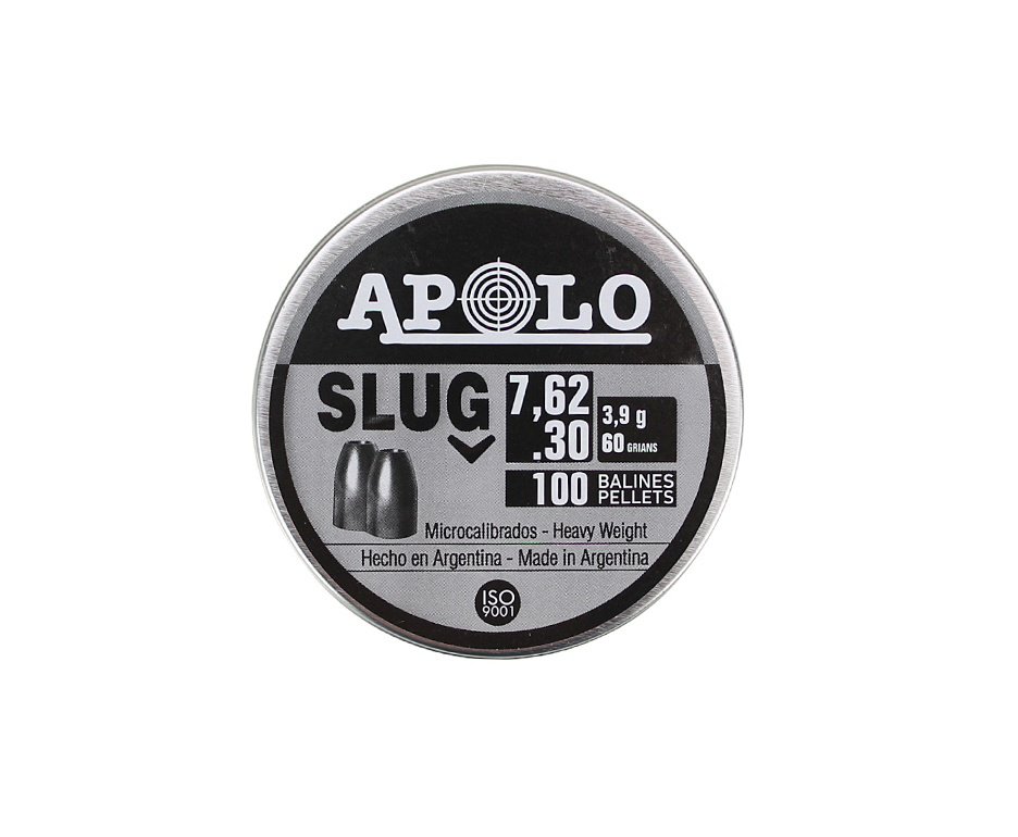 Chumbinho Apolo Slug 7,62mm (100 un)