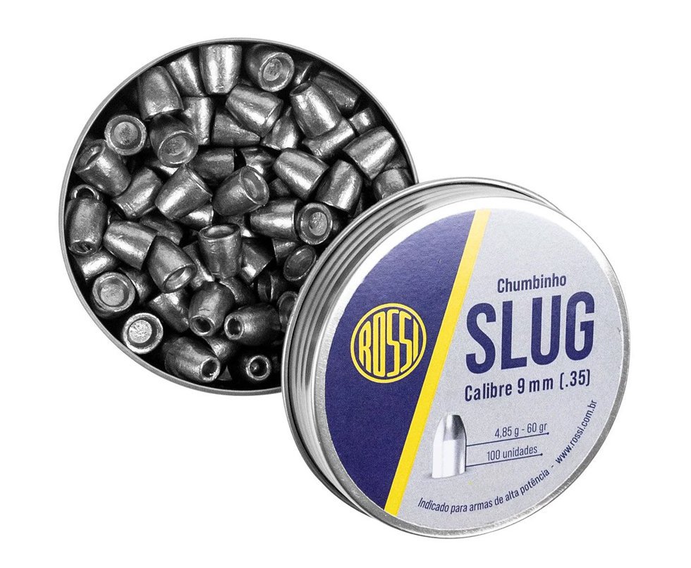 Chumbinho Premium Slug 9,0mm 100un Alto poder parada - Apolo