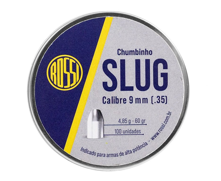 Chumbinho Premium Slug 9,0mm 100un Alto poder parada - Apolo