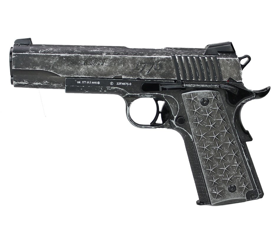 Pistola de Pressão CO2 Sig Sauer 1911 Blowback WE Full Metal 4.5mm Licenciada