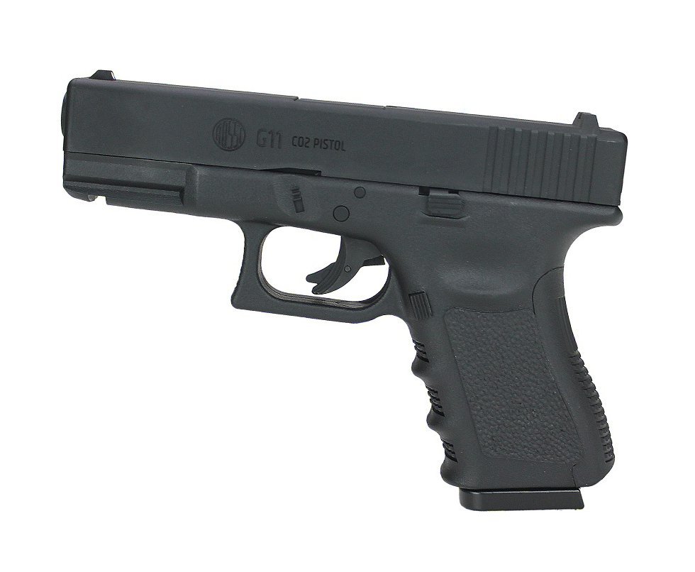Pistola de Pressão Glock G11 CO2 Rossi 4.5mm G19 NBB