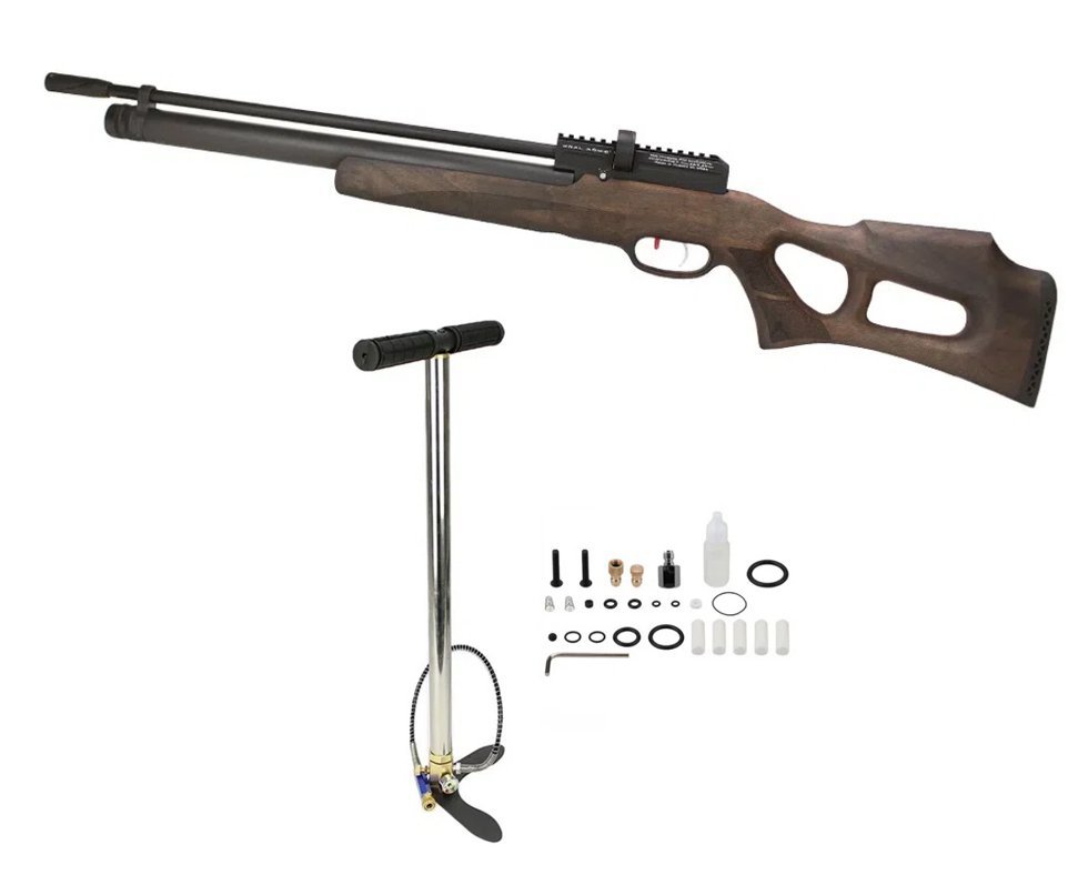 Carabina de Pressão PCP Kral Puncher Nish W 6,35mm- FXR + Bomba PCP