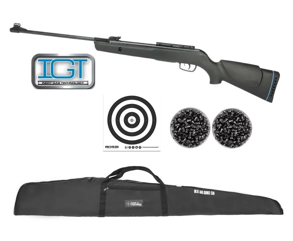 Carabina Gamo Big Cat 1000 5,5 GR + Capa + Alvos + Chumbinho