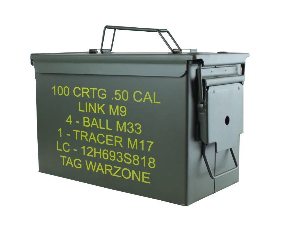 Caixa para Munição Nautika Ammo Box TAG Para Até 50 Munições