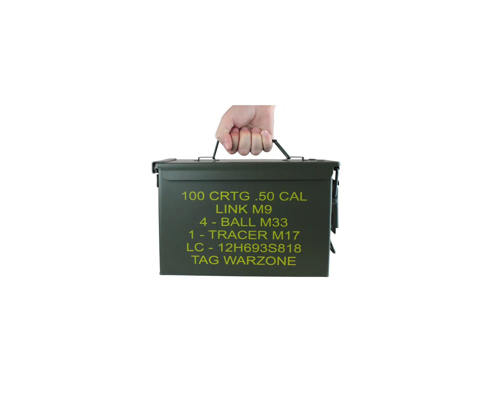 Caixa para Munição Ammo Box TAG Para Até 50 Munições - Nautika