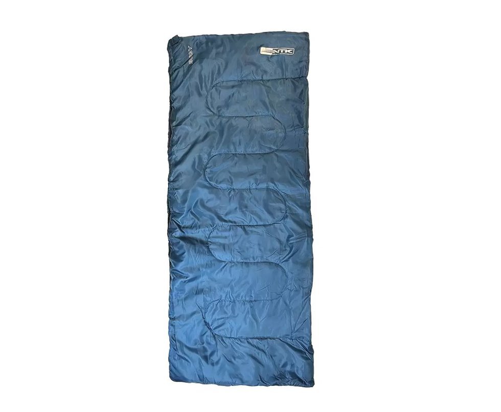 Saco dormir Bugy solteiro Camping NKT 8°C e 15°C Preto AZUL