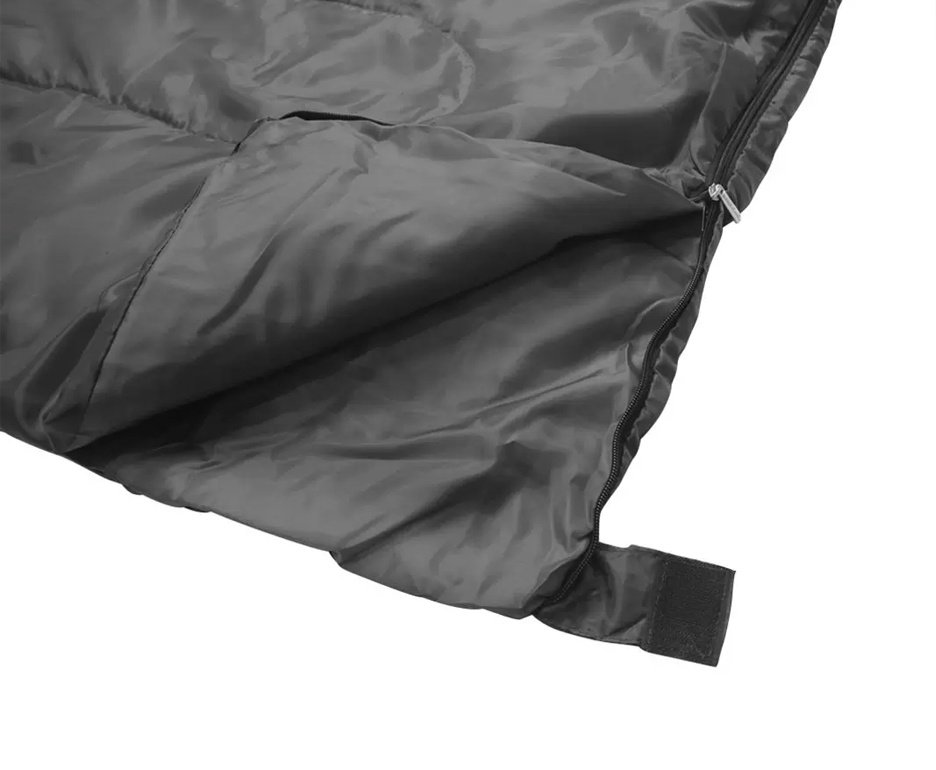 Saco de dormir Bugy NTK solteiro para temperatura entre 8°C e 15°C Preto
