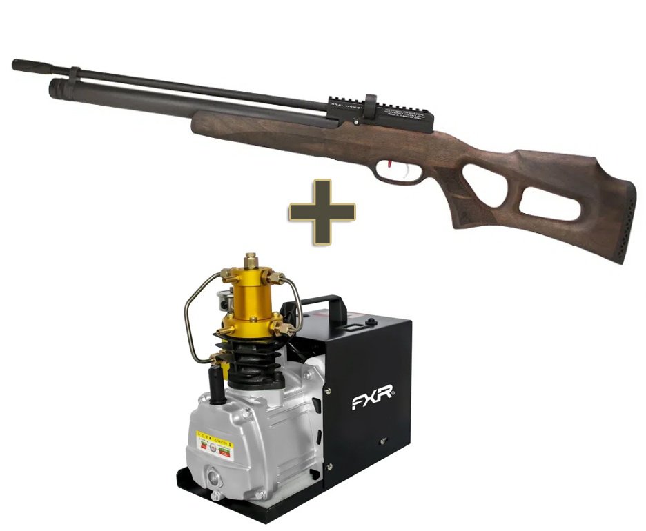 Carabina de Pressão PCP Kral Puncher Nish W 5.5mm - FXR + Compressor