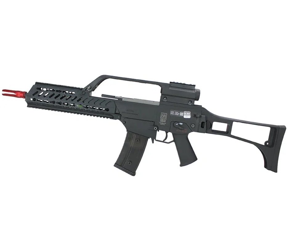 Rifle de Airsoft AEG G36 KEYMOD SA-G10 EDGE G-Series Blowback- Specna Arms + Bateria lipo 7.4 + Bateria + BBs + Capa