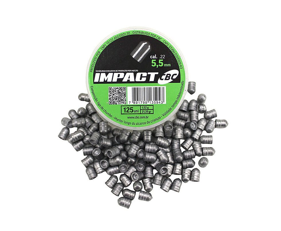 Chumbinho Impact 5,5 mm c/125 und - CBC