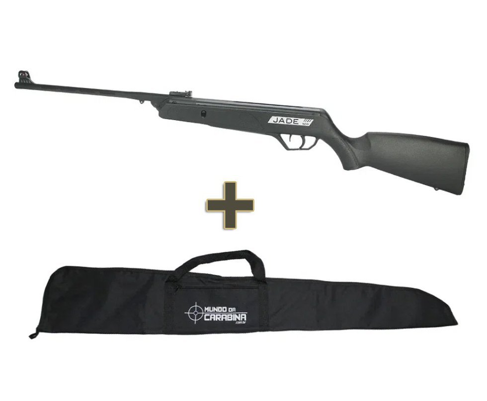 Carabina de Pressão CBC Jade Mais 5.5mm Oxidada com Gás Ram (Outlet)