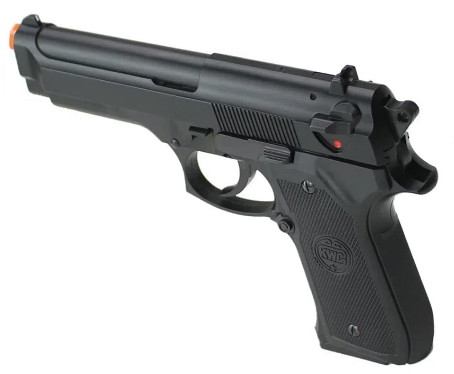 Pistola de Pressão Spring M92 6mm - KWC + Munição + Case + Alvos