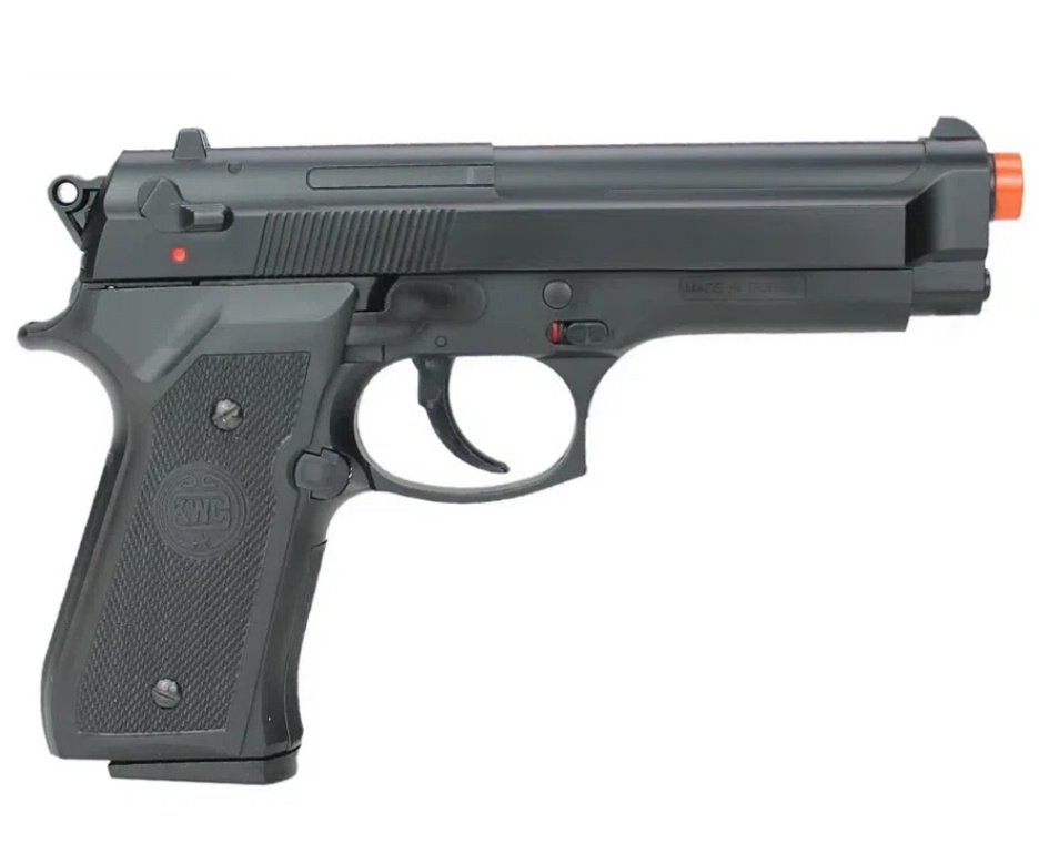 Pistola de Pressão Spring M92 6mm - KWC + Munição + Case + Alvos