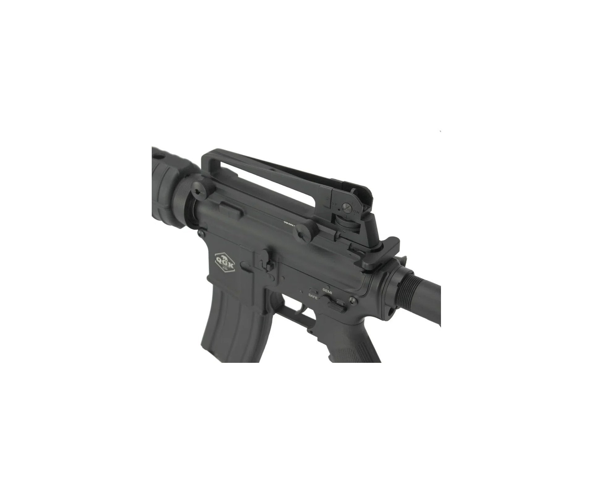 Rifle de Airsoft Elétrico AEG M4A1 Full Metal FM-01 6mm APS QGK + Bateria 7.4 + Carregador + Case + BBs 0,20 + BBs 0,25 + Oleo de Silicone + Alvos
