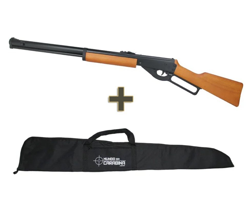 Carabina de Pressão Western Cowboy Under Lever 4.5mm - TAG + Capa