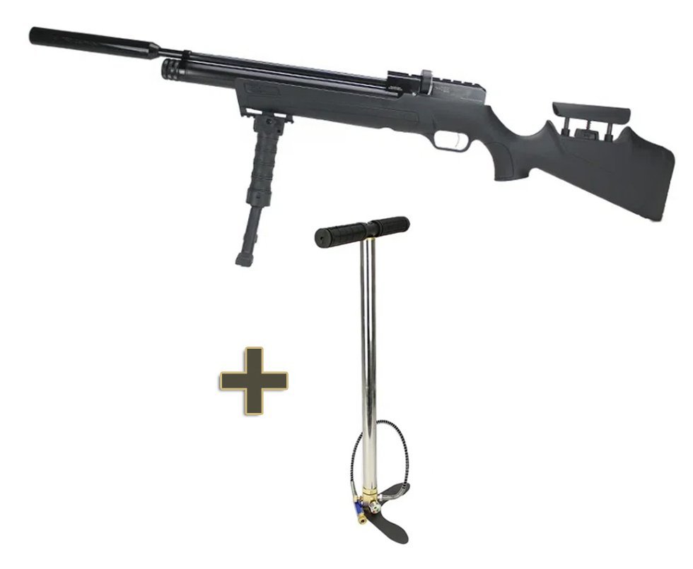 Carabina de Pressão PCP ESP 1635H 6,35mm EKOL Voltran + Bomba PCP