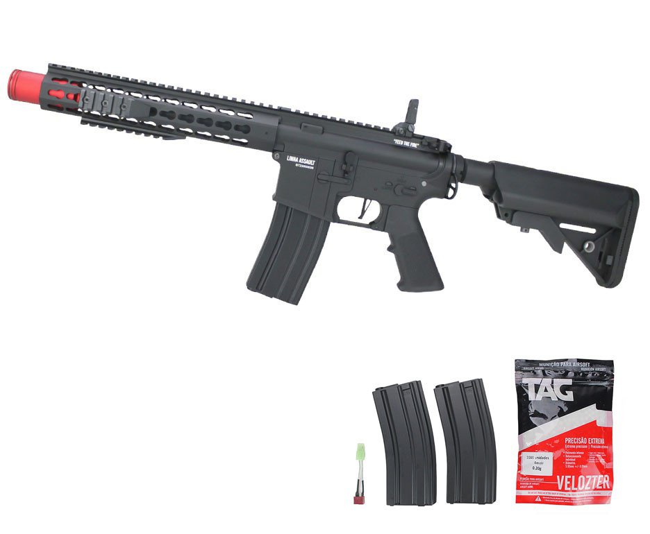 Rifle de Airsoft AEG Striker Full Metal Gatilho ET QL011 6mm - Specna Arms By TAG