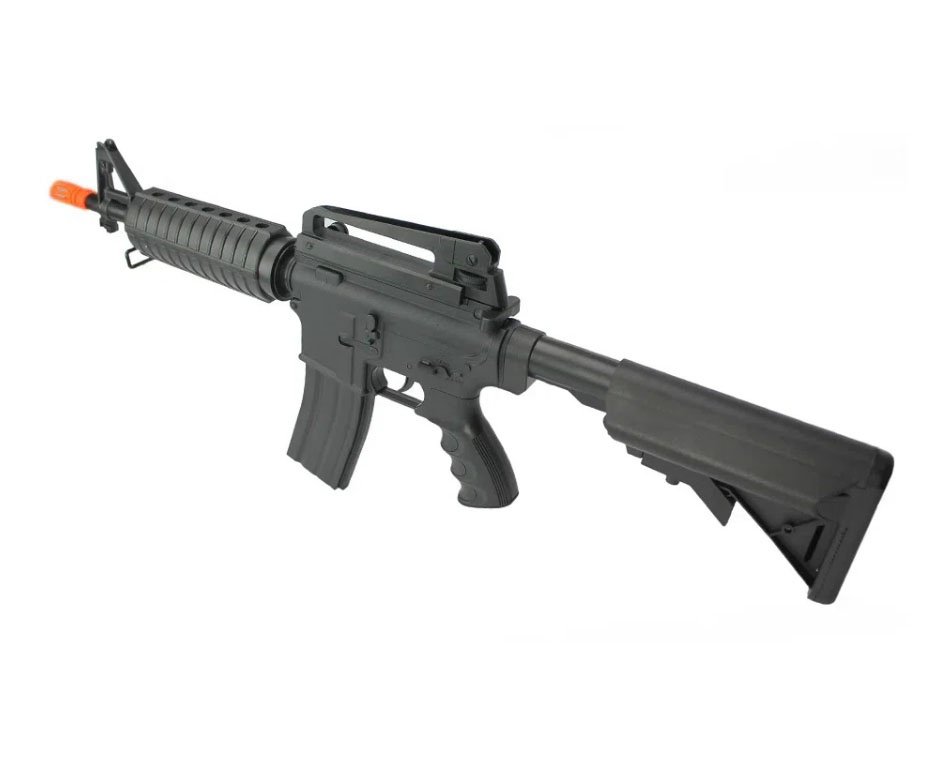 Rifle de Airsoft VG M4A1 CQB 8918 Spring Mola 6mm + Alvos + 1100 BBs