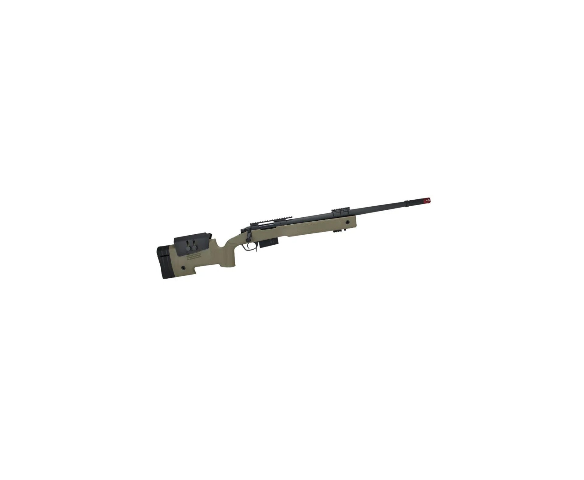 Rifle de Airsoft Sniper M40 A5 VSR10 SA-S03 Core S-Series TAN - Specna Arms + BBs + Alvos + Óleo de Silicone + Luneta 4-16x50