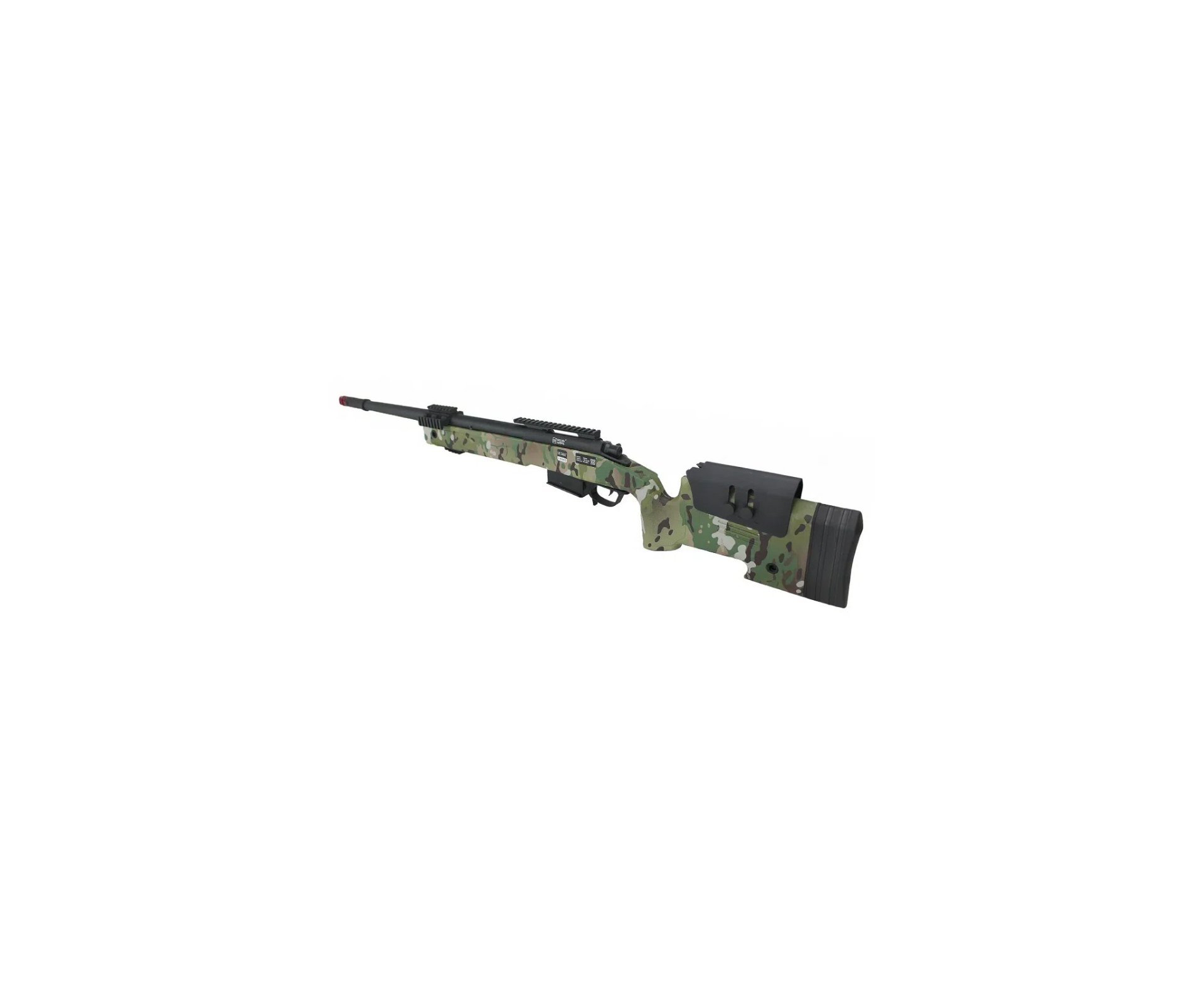 Rifle Sniper de Airsoft M40 SA-S02 Core S-Series Multicam - Specna Arms + BBs + Alvos + Óleo de Silicone + Luneta 4-16x50