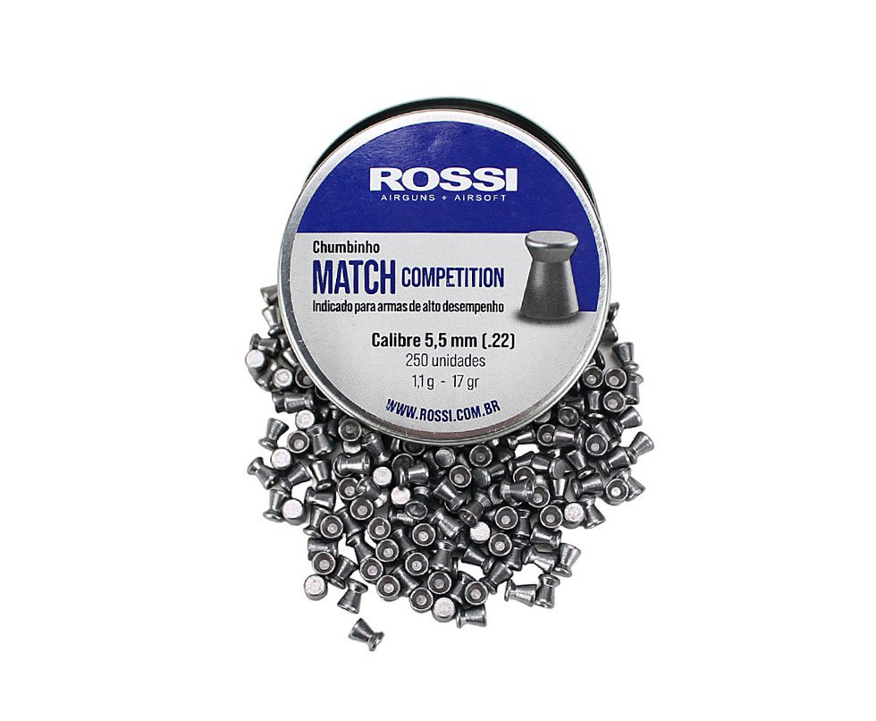 Chumbinho Rossi Match Competition 5.5mm - 250un