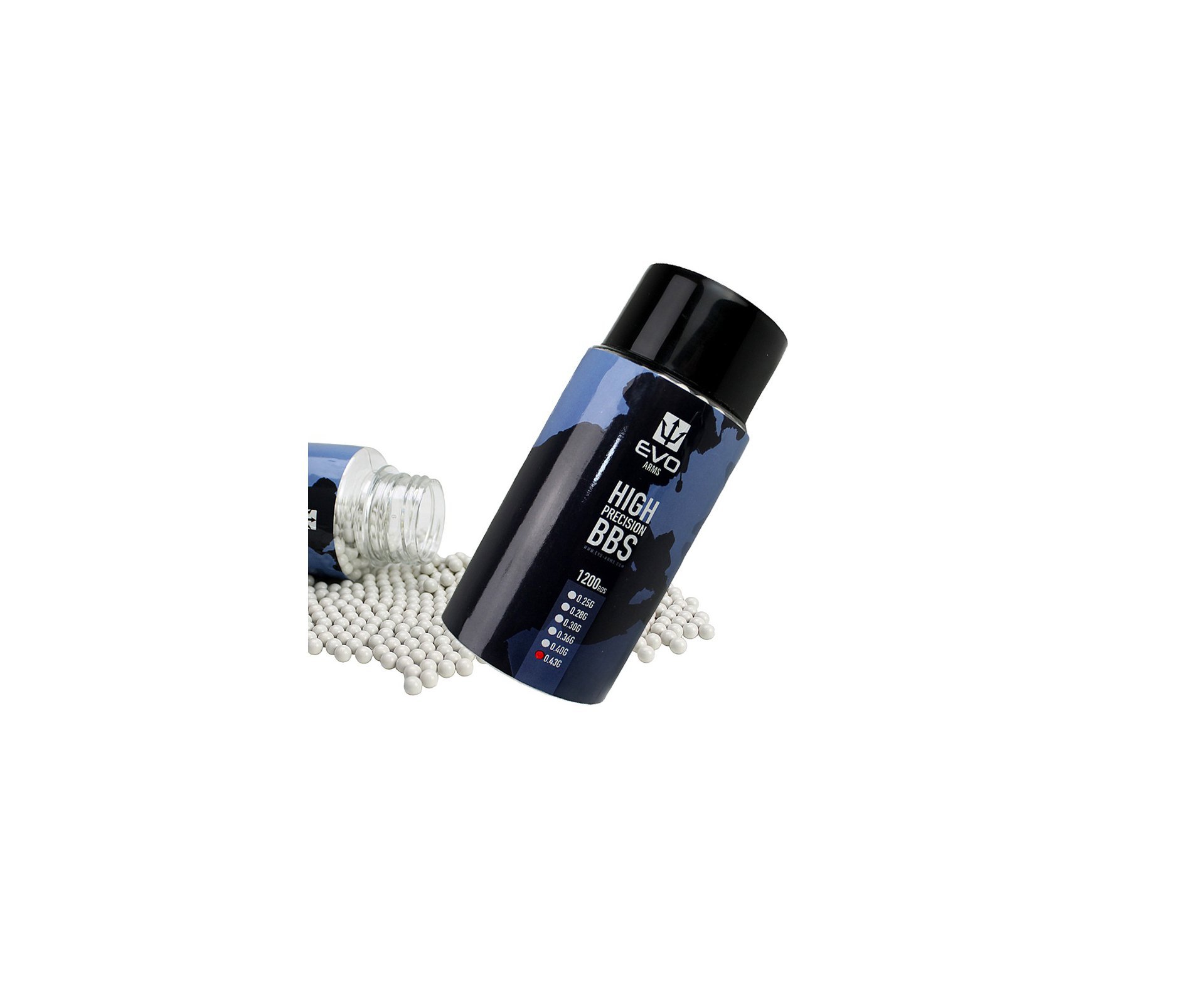 Esfera Plástica Calibre 6,0 mm EVOHPG043B - 0,43 g - 1200 Unidades