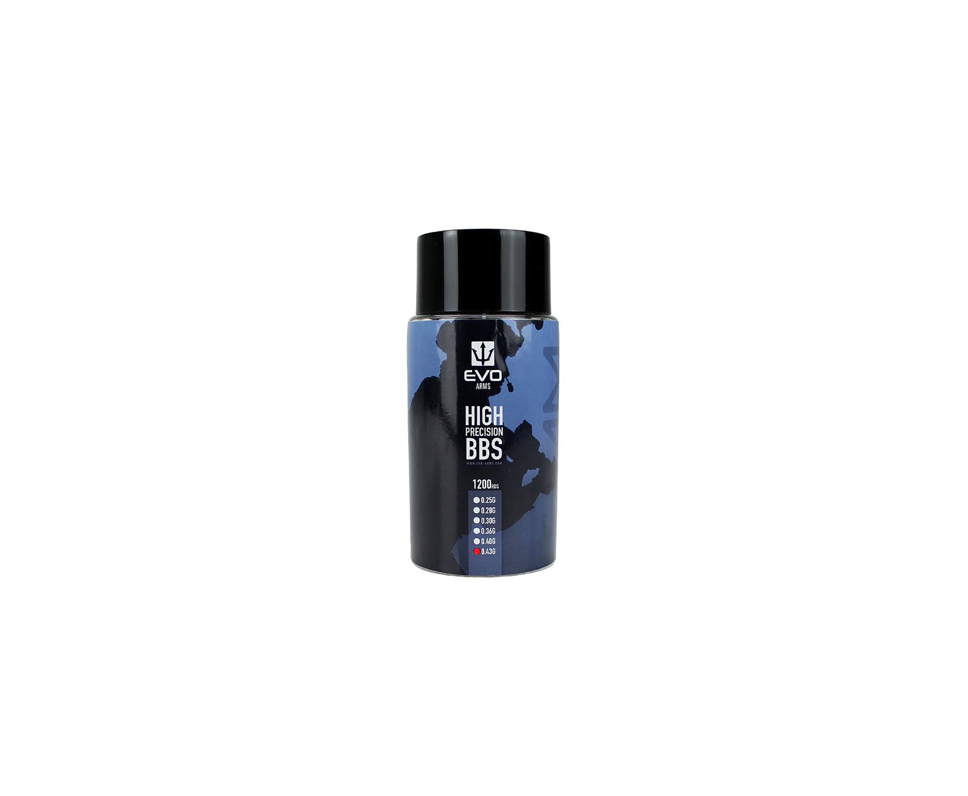 Esfera Plástica Calibre 6,0 mm EVOHPG043B - 0,43 g - 1200 Unidades