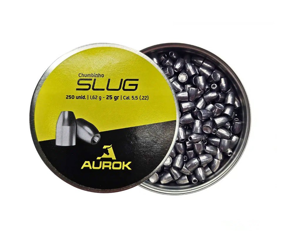 Chumbinho Aurok Slug  25gr 5,5mm c/ 250 unid