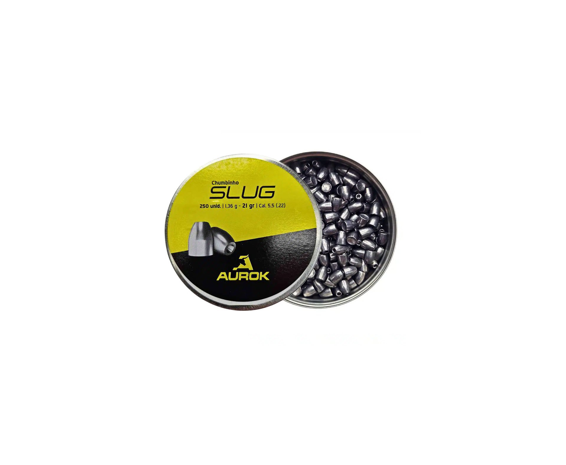 Chumbinho Aurok Slug 21gr 5,5mm c/ 250 unid