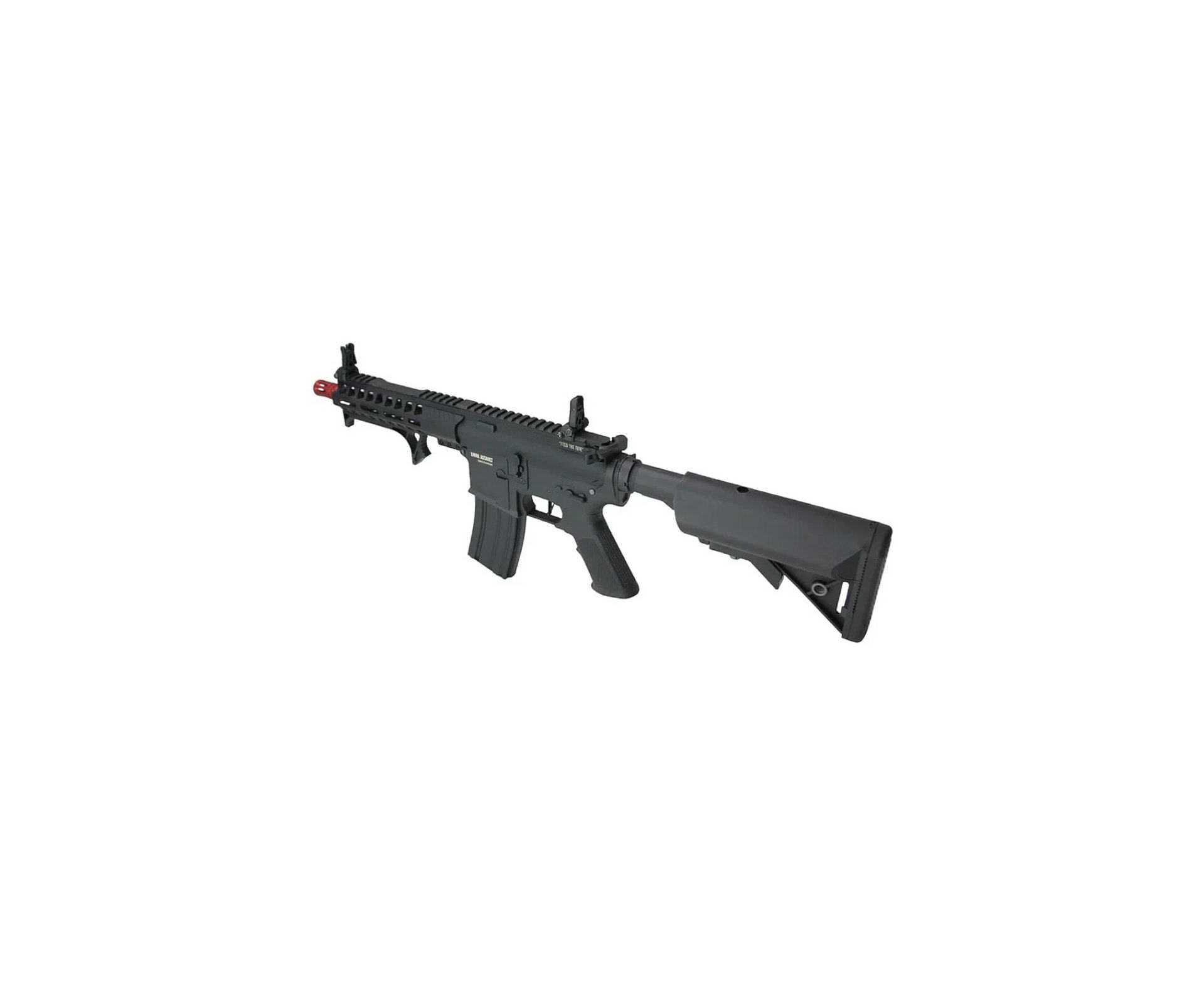 Rifle de Airsoft AEG PDW Ghost QL029 Gatilho ET 6mm - Specna Arms By TAG + Bateria + Carregador