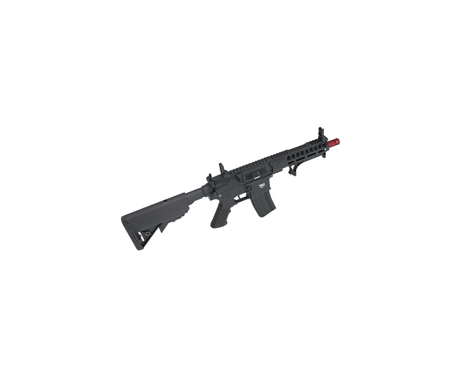 Rifle de Airsoft AEG PDW Ghost QL029 Gatilho ET 6mm - Specna Arms By TAG + Bateria + Carregador + BBs + Capa + Óleo de Silicone
