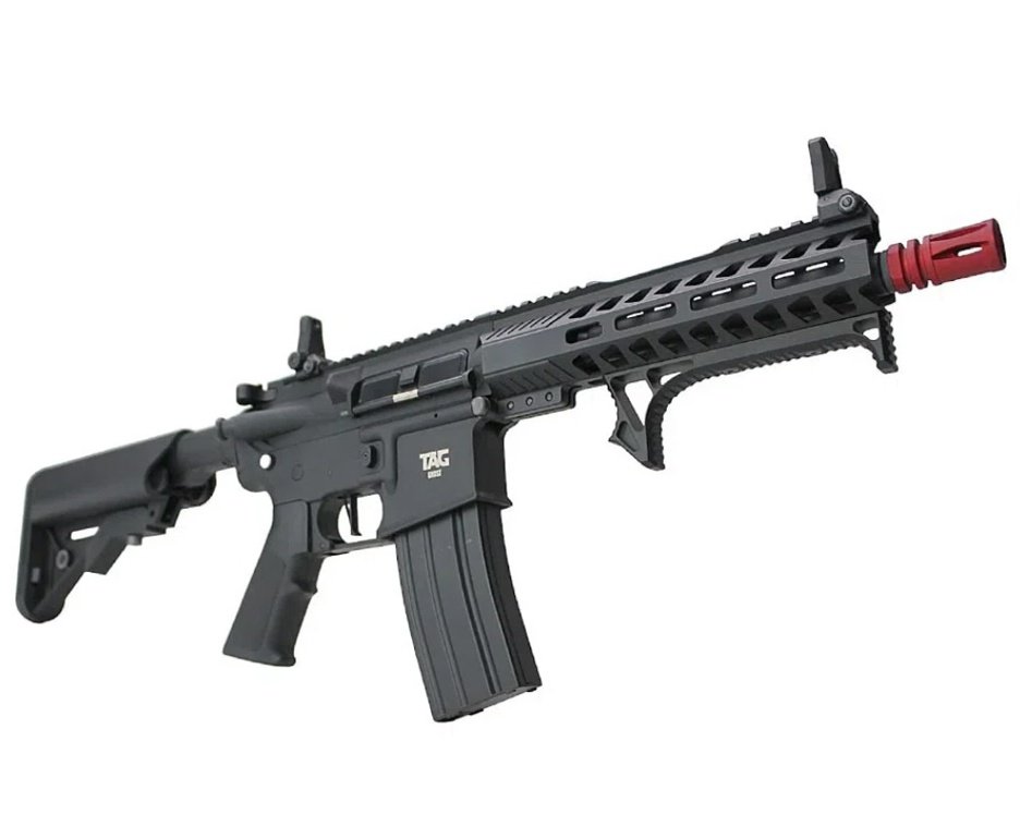 Rifle de Airsoft AEG PDW Ghost QL029 Gatilho ET 6mm - Specna Arms By TAG + Bateria + Carregador +  BBs