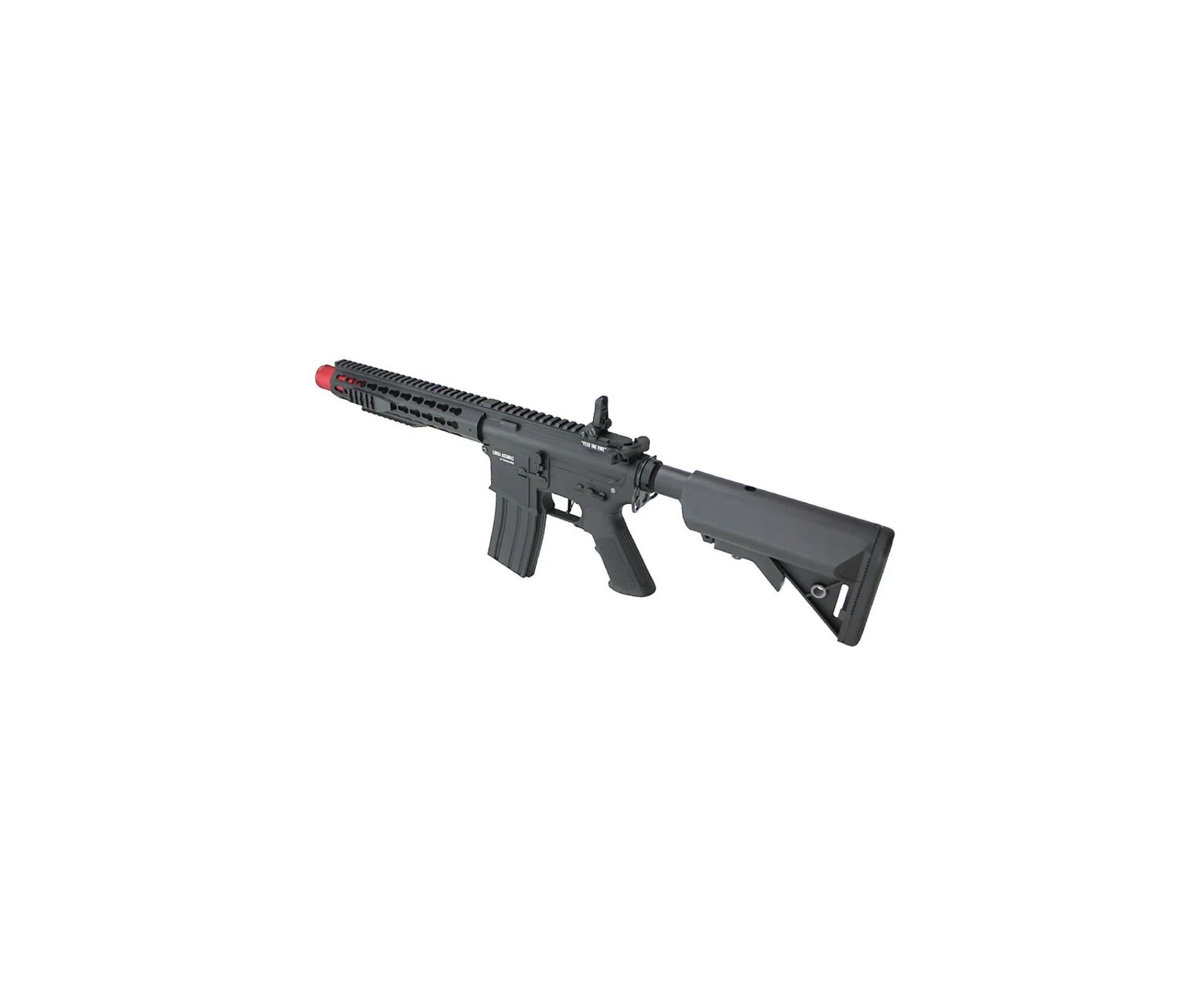 Rifle de Airsoft AEG Striker Full Metal Gatilho ET QL011 6mm - Specna Arms By TAG + Bateria + Carregador + BBs + Capa + Óleo de silicone