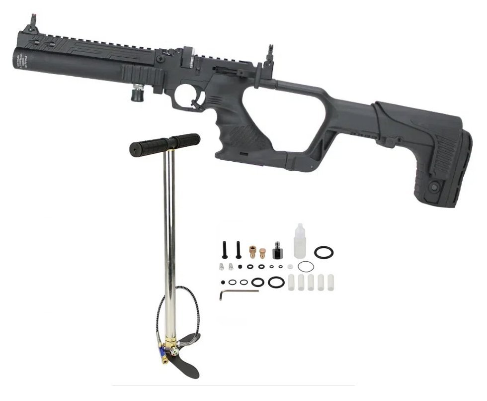 Pistola de Pressão PCP Hatsan AIR JET 1 Cal 5.5mm - Rossi + Bomba
