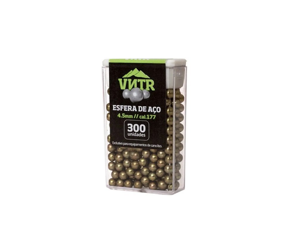 Esfera Steel BBS Dourada 4.5mm de 0,35g Pote com 300un - VNTR