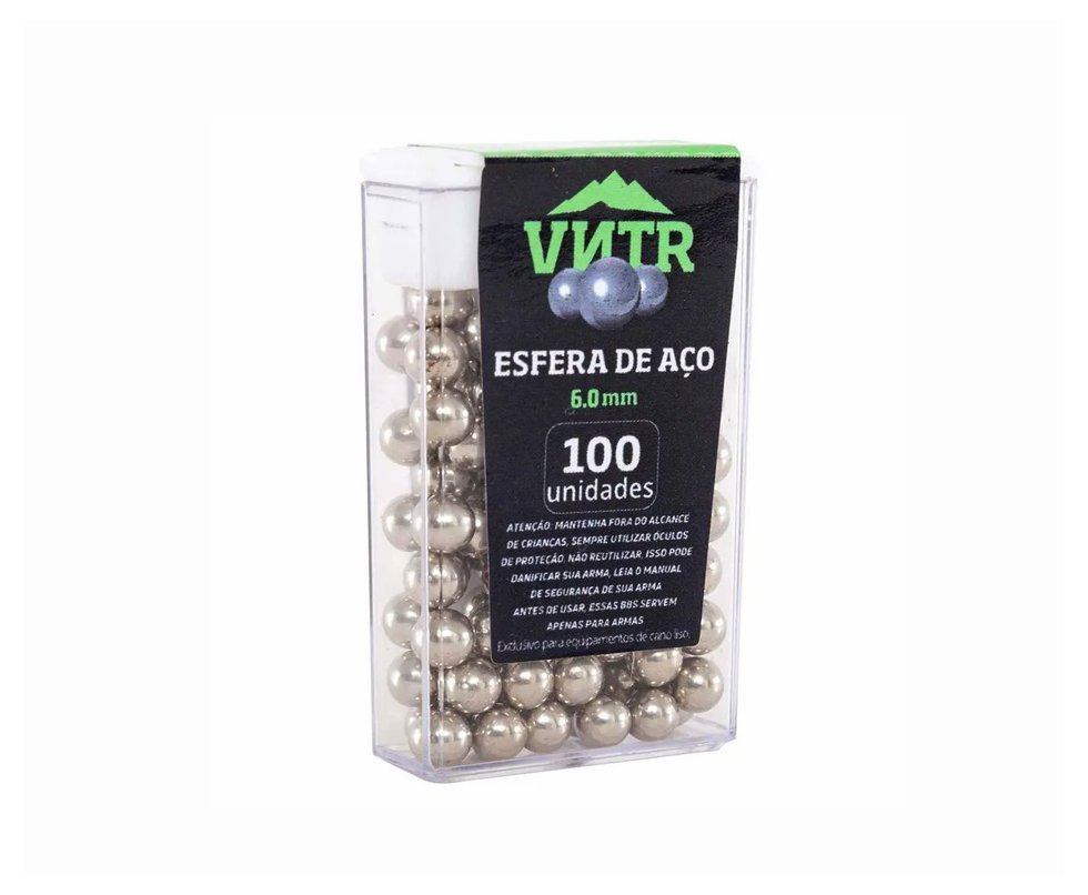 Esfera Steel BBS 6mm 100un - VNTR