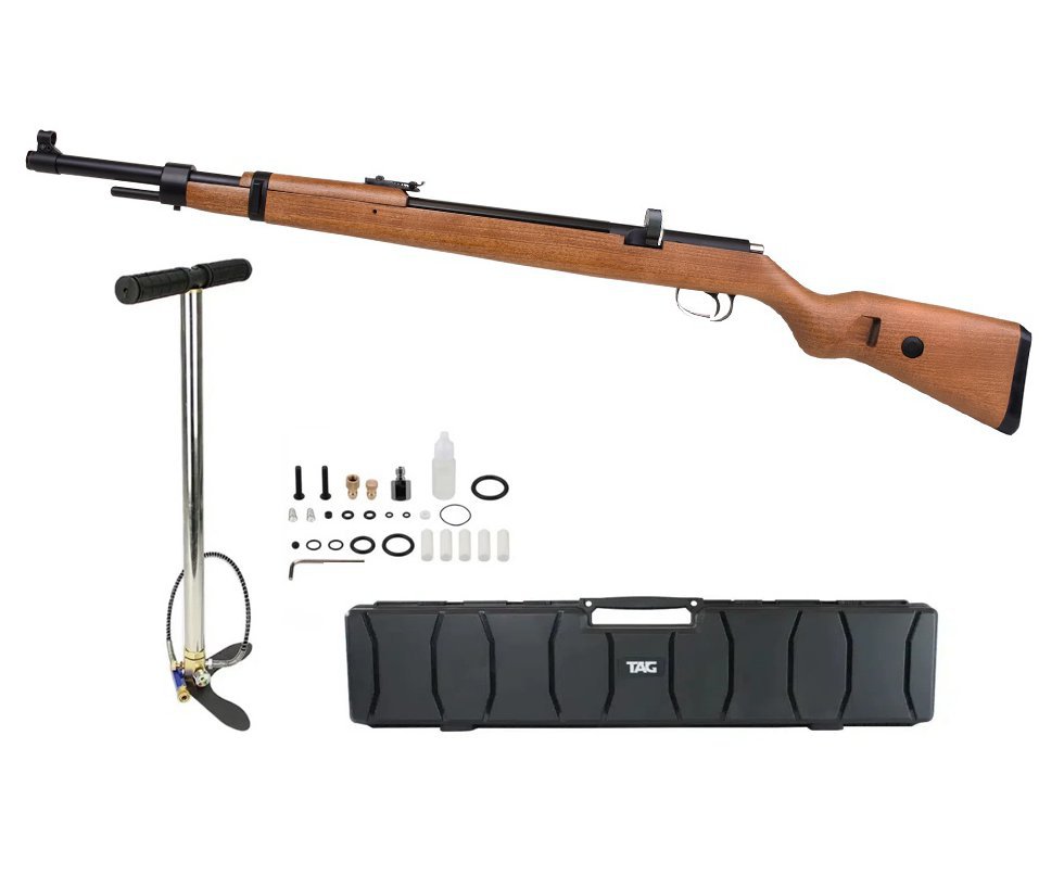 Carabina de Pressão PCP Mauser K98 5.5mm 10 tiros - Diana + Bomba + Case