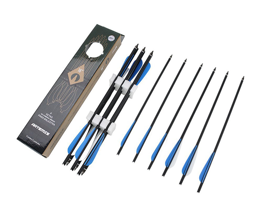 Seta em Fibra Carbono Misto 16" 24 gramas kit 06und - Artemis