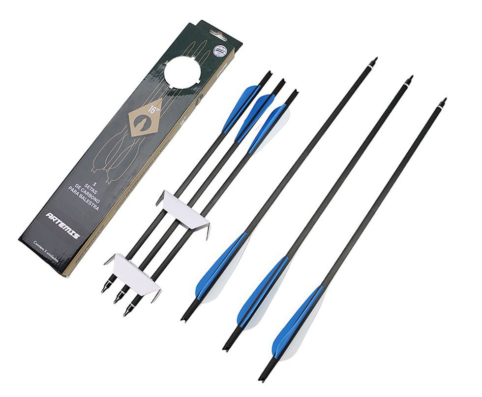 kit Seta Balestra Fibra Carbono Puro 16" 03und - Artemis FXR