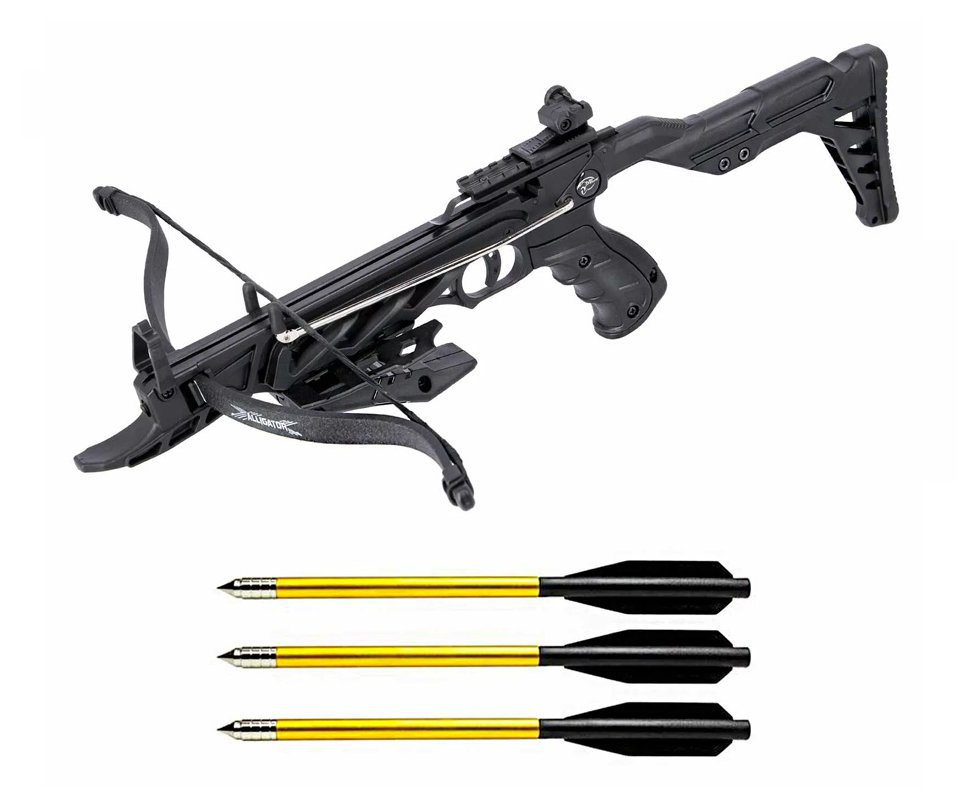 Besta/Balestra Recurva MK-TCS2-BK Alligator 80 Libras Black - Mankung