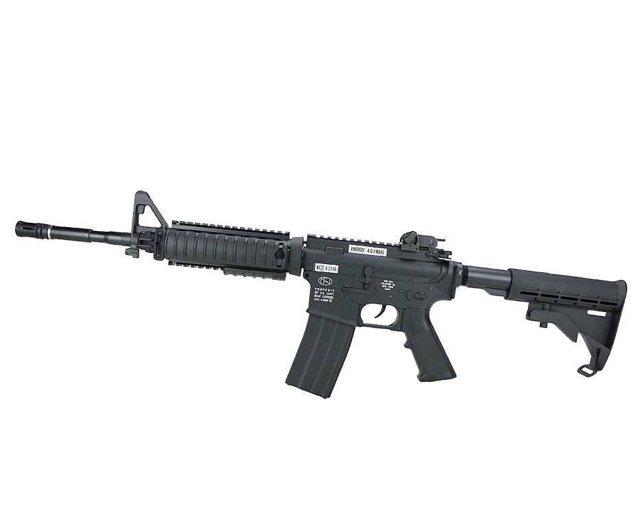 Rifle de Pressão a Gás CO2 FN Herstal M4A1 RIS Full Metal 4.5mm - Cybergun